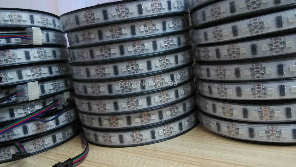 5 м DC5V Lpd8806 адресная Пиксельная полоса 52 светодиода/м с 26 шт. (52 пикселя) LPD8806 IC 5050 smd