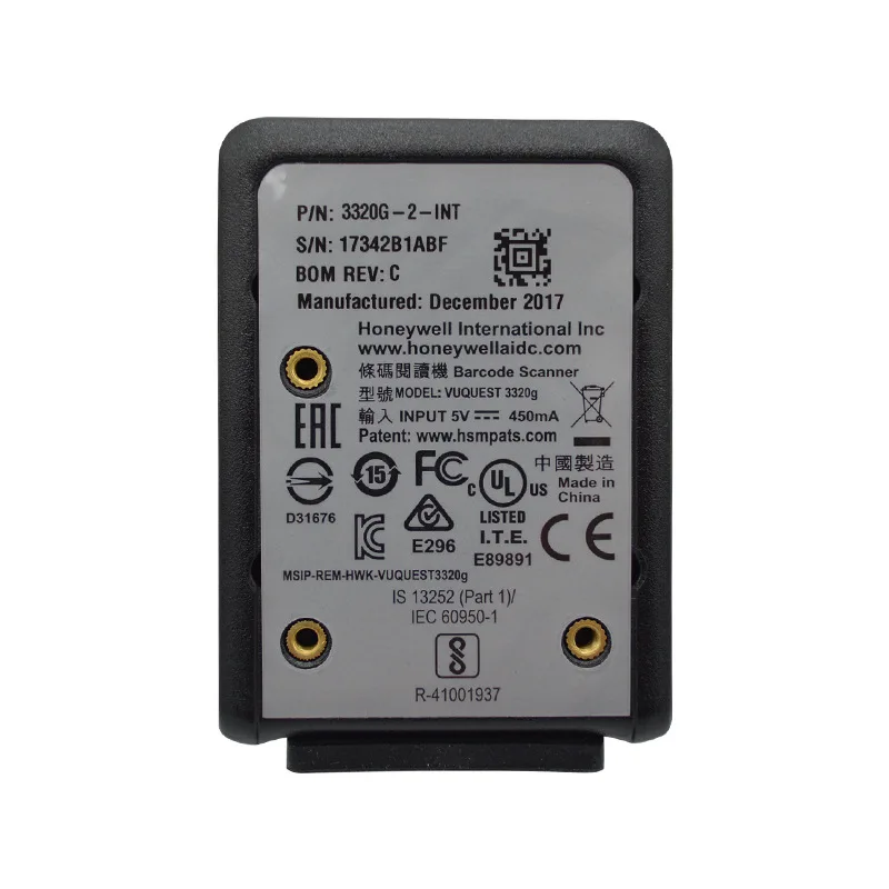 Сканер штрих кода Honeywell 3320G Vuquest 3320g фиксированный сканер 2D с черным/белым USB