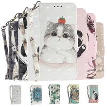 Para Asus Zenfone Max (M1) caso ZB555KL 3D Pintura Da Tampa do Caso Da Aleta PU Caso Carteira de Couro padrão de Cor Capa Protetora