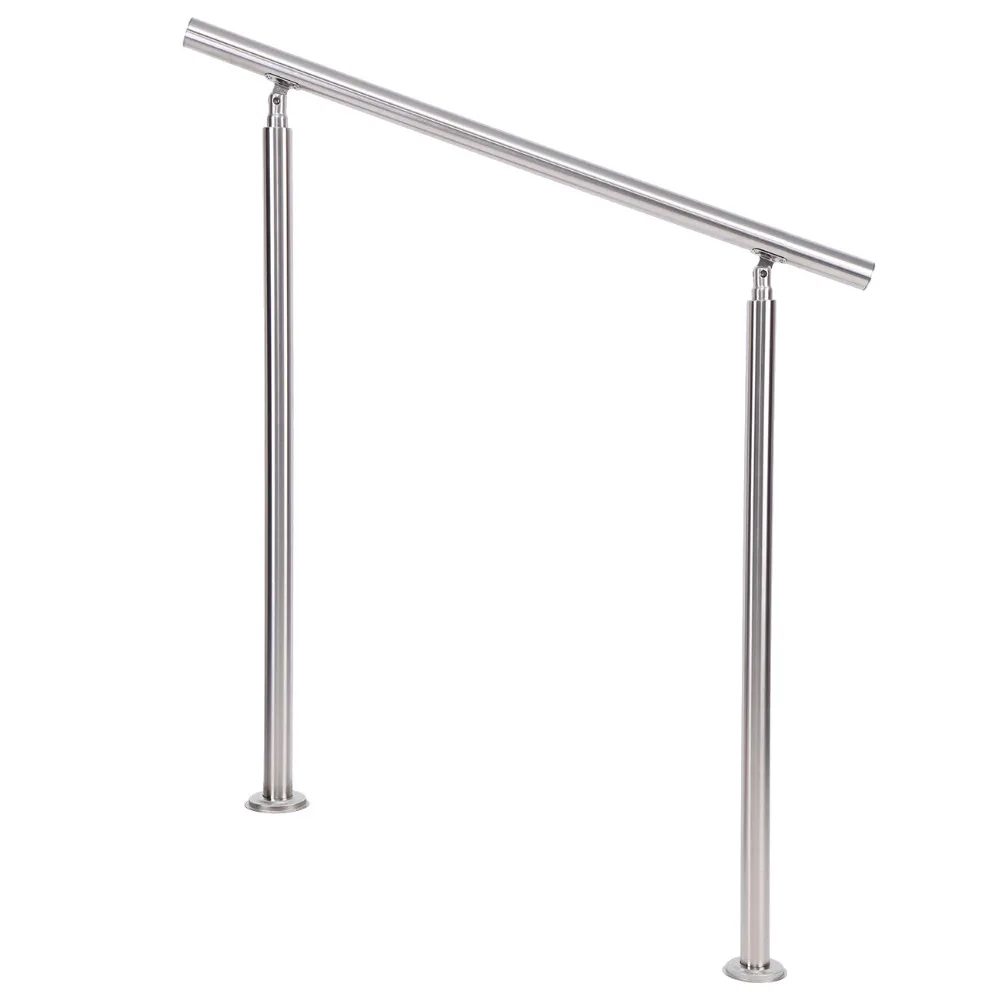 Ship From EU) Stainless Steel Stair Railing Handrail Staircase Ship From EU) Stainless Steel Stair Railing Handrail Staircase