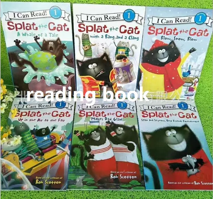 16 Books Set I Can Read Splat The Cat English Picture Books