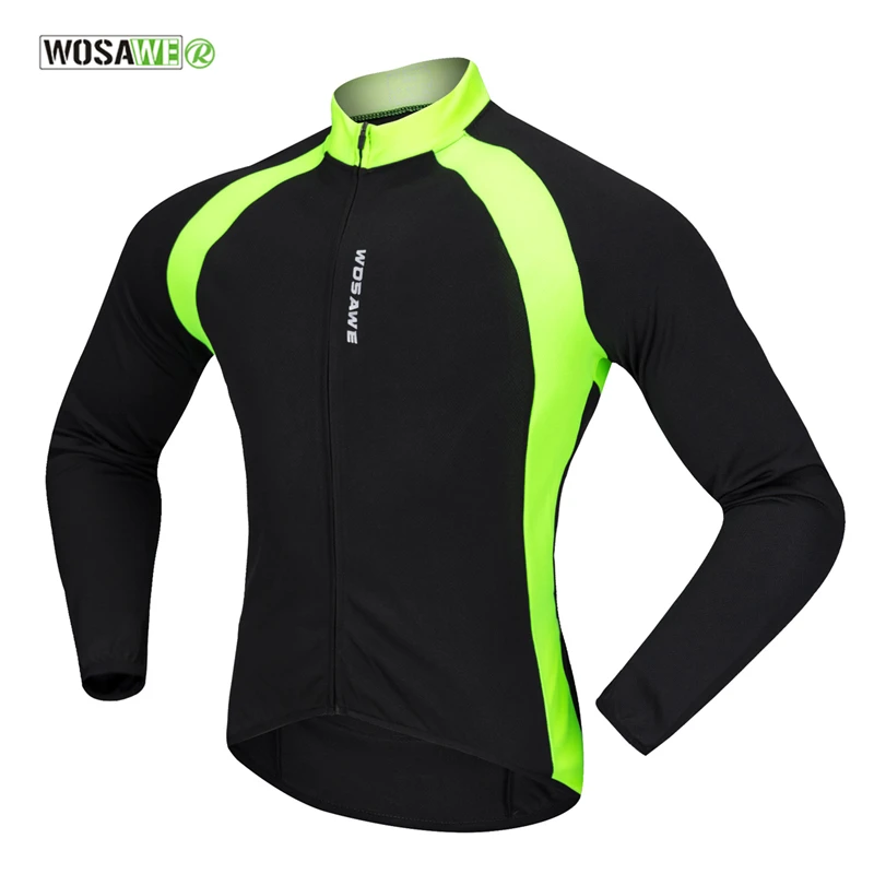 

WOSAWE Summer Pro Cycling Jerseys MTB Downhill Breathable Long Sleeve Top Jersey Mountain Bike Clothing Maillot Ciclismo