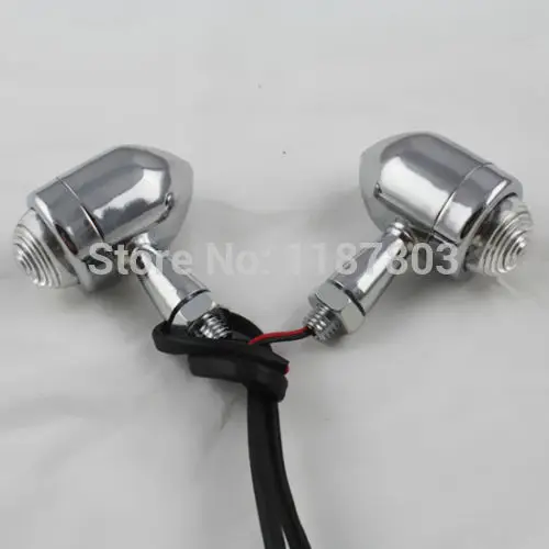 

Chrome Amber Turn Signal Bullet Light for Honda VLX 600 V Star 1300 Virago 1100 XV1700 XV1600
