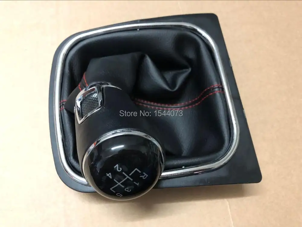 OEM Red Stitch Line рычаг переключения передач с PU крышкой для VW Jetta 5 6 GOLF VI MK5 MK6 5KD 711 113 |