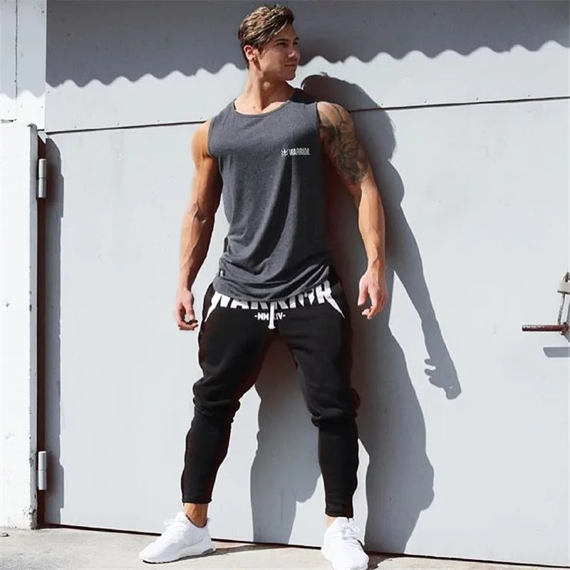 Hip hop pants comfortable cotton quality pants casual men jogging men home sports fitness  men's pants