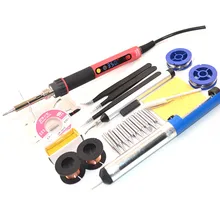 CXG E60W Профессиональный СВЕТОДИОДНЫЙ Цифровой Регулируемый Электрический паяльник постоянная температура паяльная станция 936d+ обновленный набор