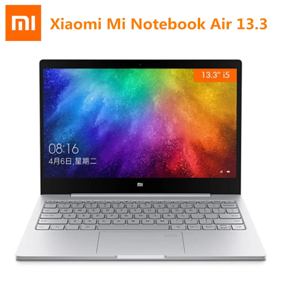 

Original 13.3 Inch Xiaomi Mi Notebook Air Quad-Core 8G 256G Fingerprint Recognition Intel i7 / i5 Windows 10 Ultrabook Laptop