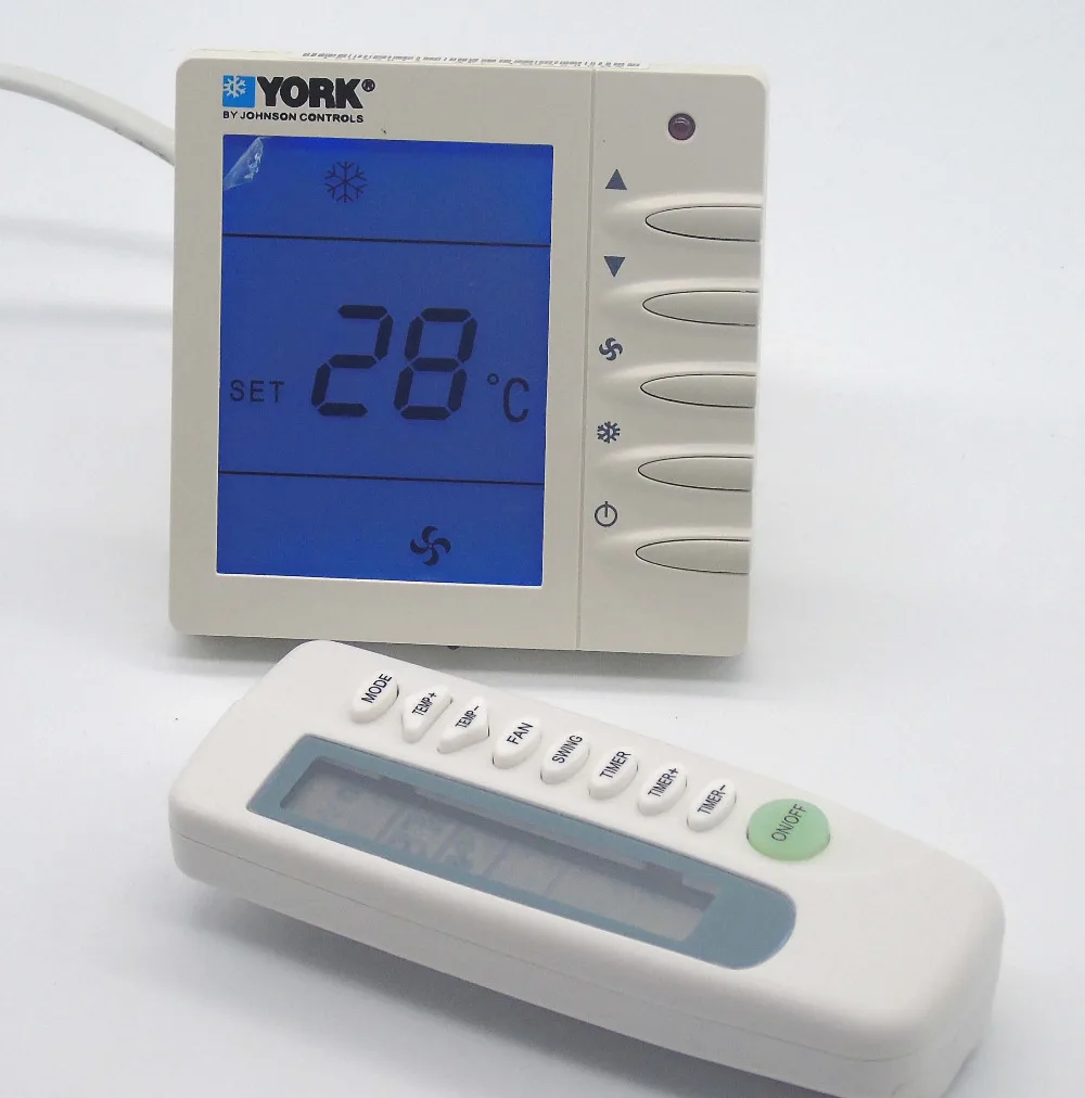 York Remote Control Digital Thermostat With Ac200-260v/60hz - Thermometer  Hygrometer - AliExpress