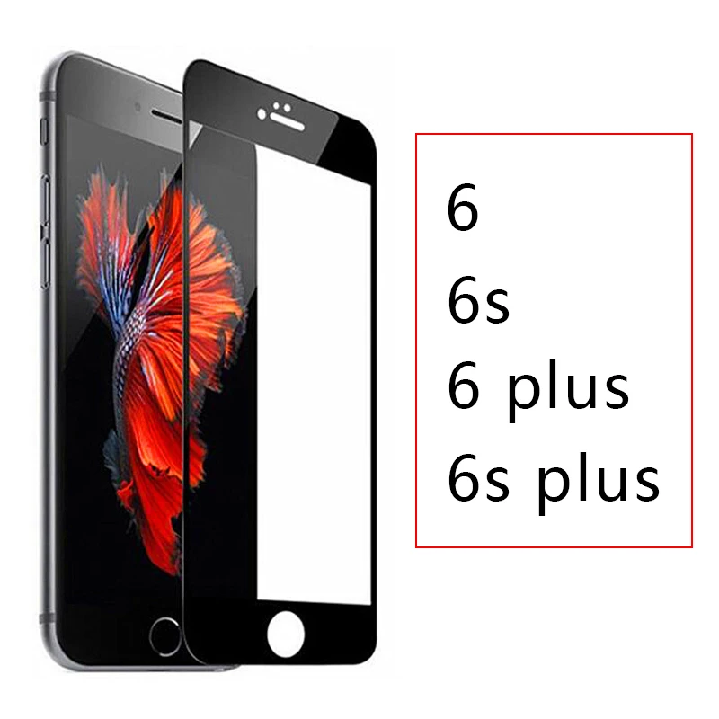 Чехол на для iPhone 6 S 6s Plus 6plus 6s plus S6 полное покрытие из закаленного стекла для Apple Iphone6 I Phone iPhone Защита экрана