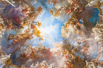 

Custom 3d wallpaper mural ceiling Style myth 3D stereoscopic ceiling photo wallpaper for living room non-woven 3d ceiling