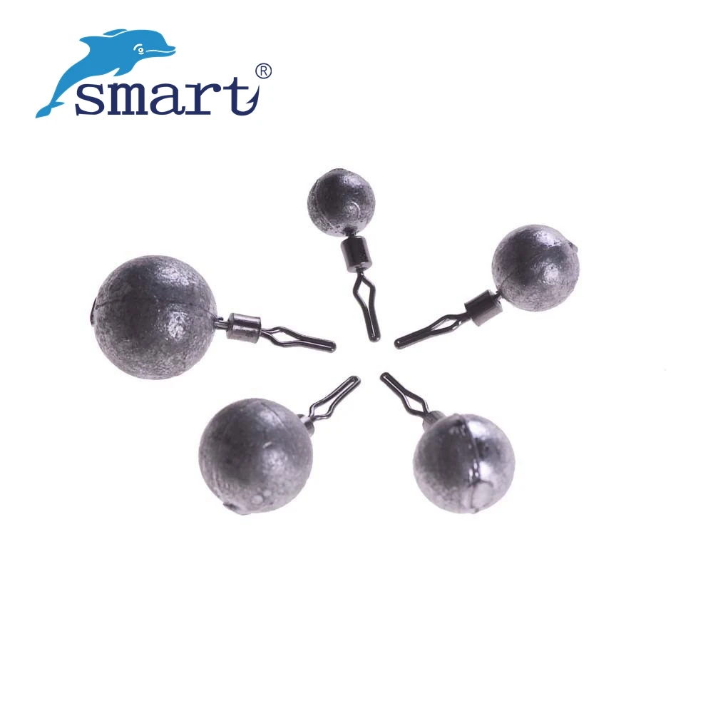 Smart 20pcs/Box 2.5g3.5g5g10g14g Fishing Lead Sinker Lead Weight Split