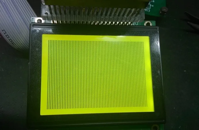 

1pcs 128X64 12864 128*64 DOTS LCD module 5V display screen with st7920 controller Serial spi or parallel port Yellow green