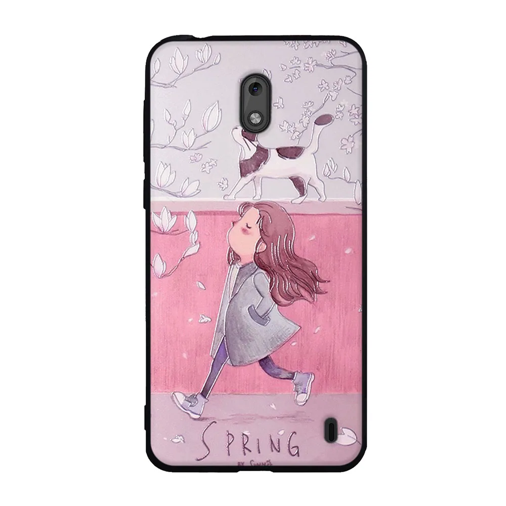 Для Nokia 2 TA-1029 TA-1035 чехол для Coque Nokia3 TA-1032 Мягкий чехол из ТПУ для Nokia 6,1 чехол Nokia 6 TA-1068 TA-1050 TA-1043 - Цвет: 1