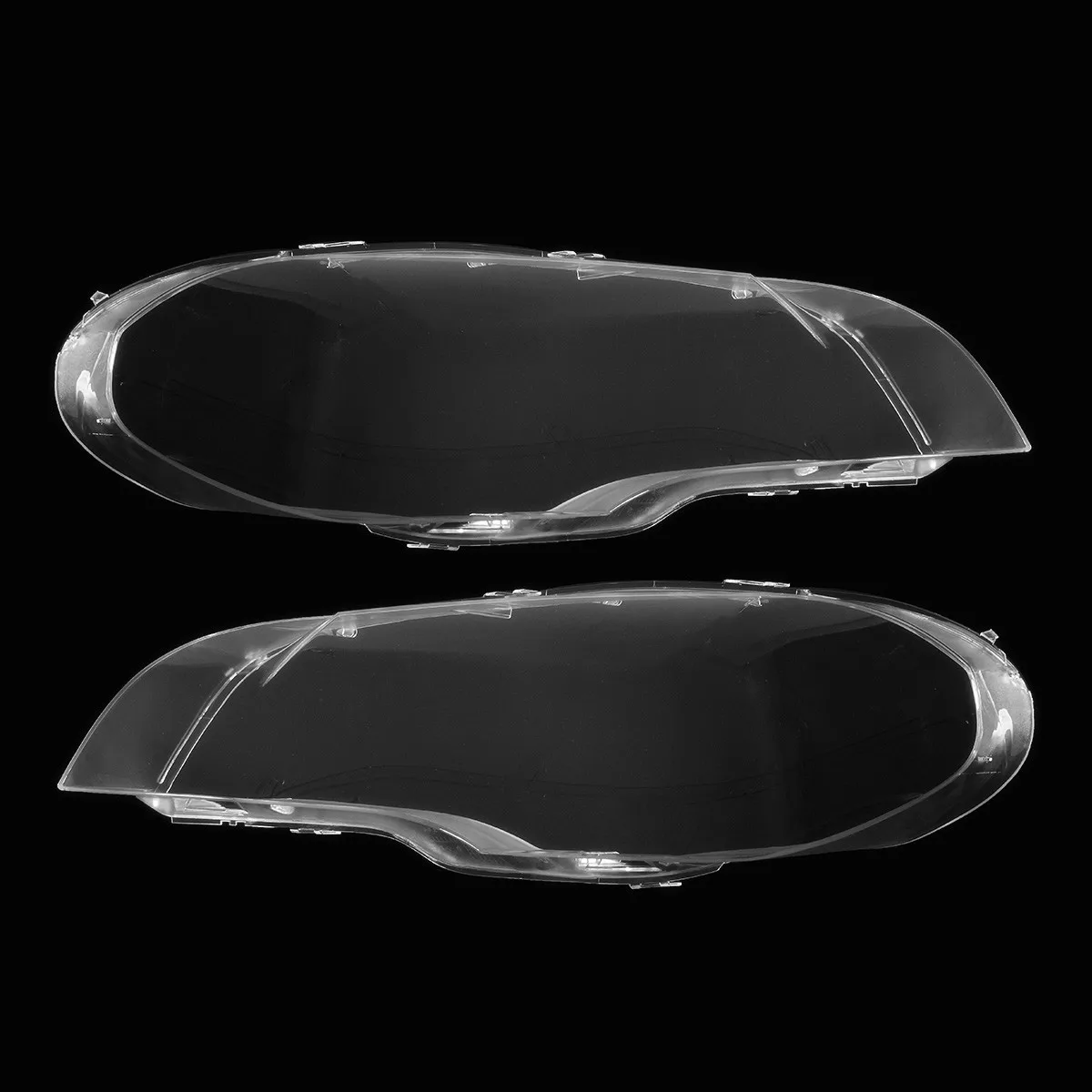 Autoleader, 1 пара, 68,5x22,5x8 см, крышка для фары, крышка для фары, абажур, яркий, прозрачный, для BMW 2008-2013X5 E70