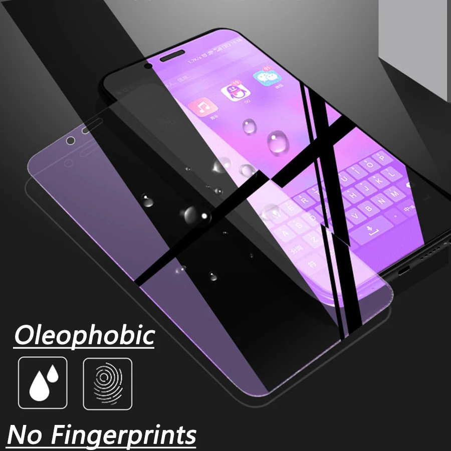 

Anti Blue Purple Light Matte Tempered Glass For Huawei P20 Lite Pro Mate 20 X 10 Lite Pro P10 Lite Plus Screen Protector