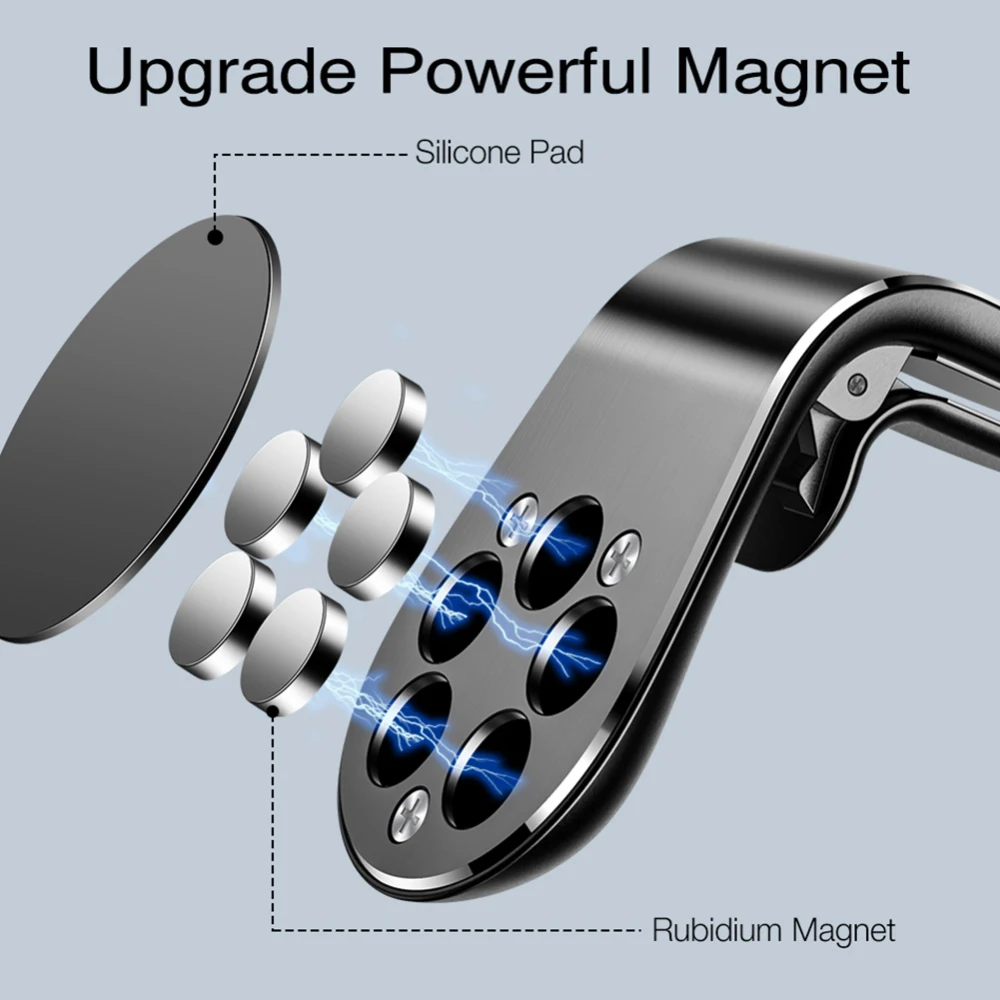 Лучший универсальный магнитный автомобильный держатель для мобильного телефона, держатель для воздуха на выходе, подставка для iphone, Xiaomi, samsung, huawei