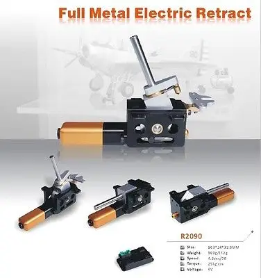 

90 -120C Full Metal Servoless Retracts set automatic Retract VS Electron ER-40