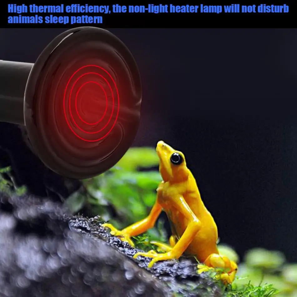 Pet Heating Bulb Infrared Ceramic Emitter Heat Lamps for Reptile Pet