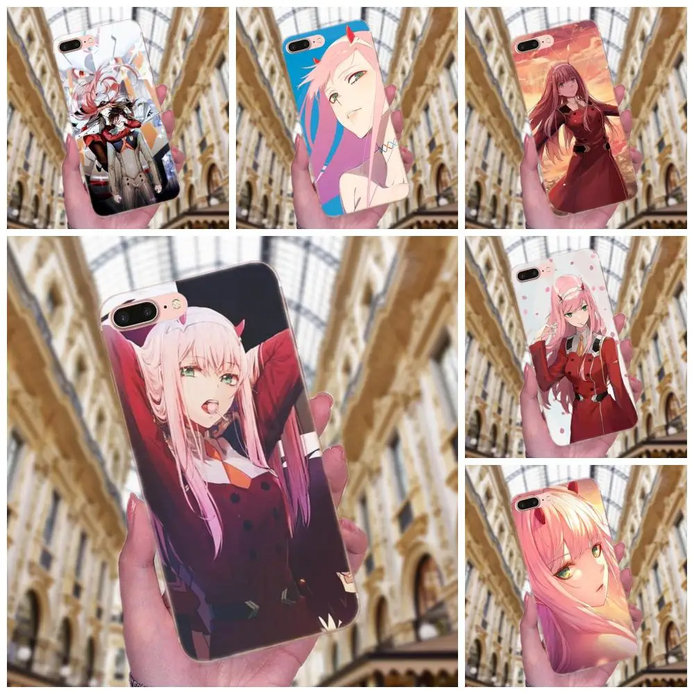 

Rubber Transparent Shell Phone Case For Huawei Mate 7 8 9 10 20 P8 P9 P10 P20 P30 Lite Plus Pro 2017 Darling In The Franxx