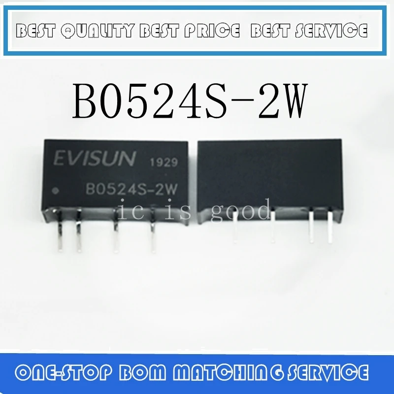 

2PCS dc power supply 5V to 24V isolated boost converters dc step up power module B0524S-2W