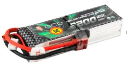 

ACE 2200mAh 25C 14.8V 4S1P 30*34*106mm 239g for RC models FPV drones