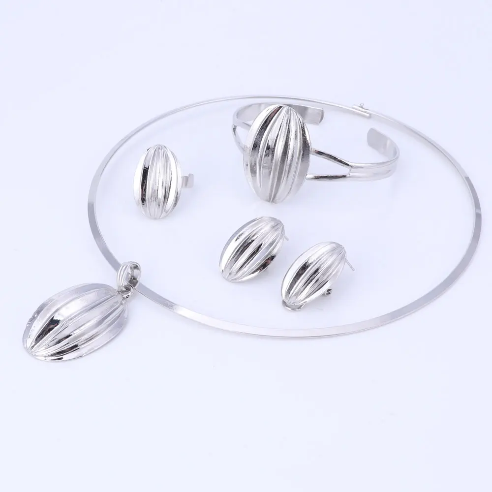 Африканские бусы Ювелирные наборы для женщин Свадебные модные аксессуары