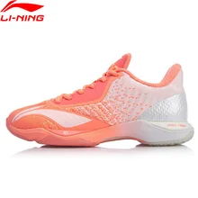 Li-Ning/Женская Профессиональная Обувь для бадминтона, стельки для обуви с подкладом, спортивная обувь, носимые кроссовки AYZP008 SJFM19