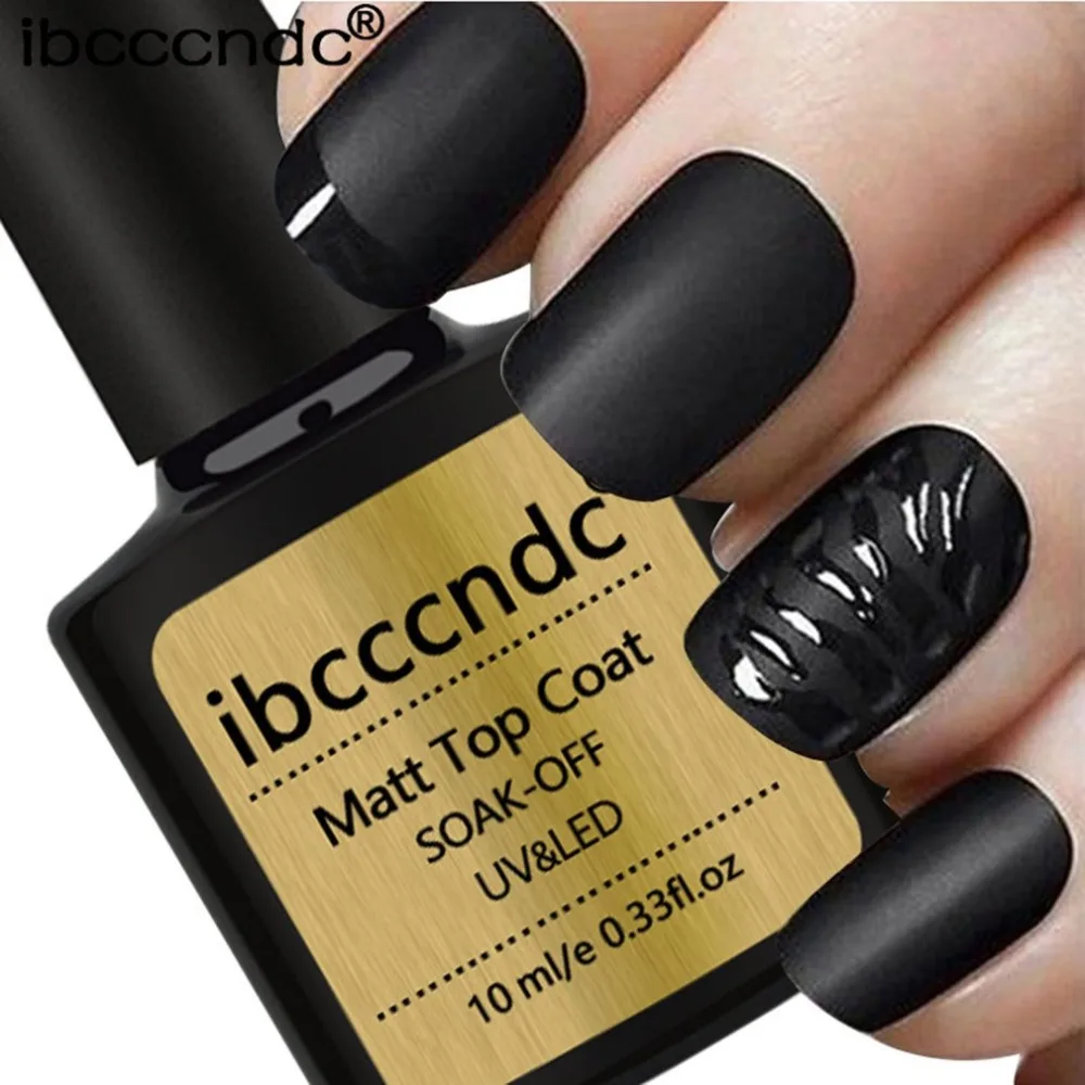 10 мл DIY Matte Top Coat гель лак для ногтей замочить от УФ светодиодный длительный Книги