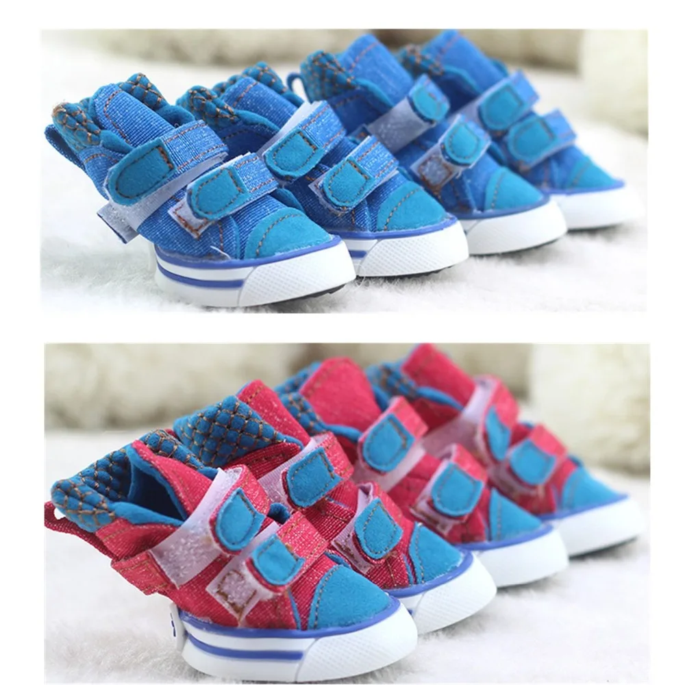 Большая скидка J7 4 шт./лот собака обувь против скольжения открытый Pet
Denim Sneaker холщовая спортивная обувь для маленькая собачка Тедди
Йорки сапоги для собак к... онлайн