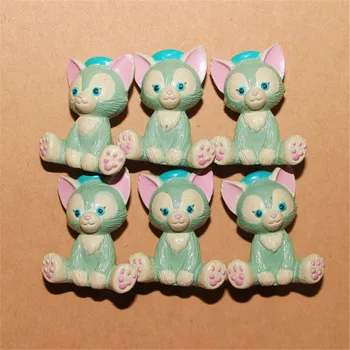 

Free shipping Bears Mini Figures 6pcs/lot PVC toys Duf Cute Pet Animal car party succulent plant office home decoration kid gift
