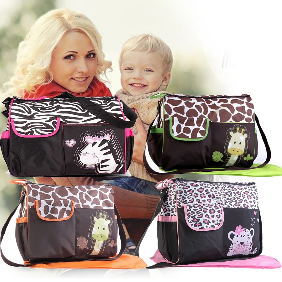 

Multi-function Mummy bag large capacity maternal and child package fashion cartoon waiting bag portable mother bag