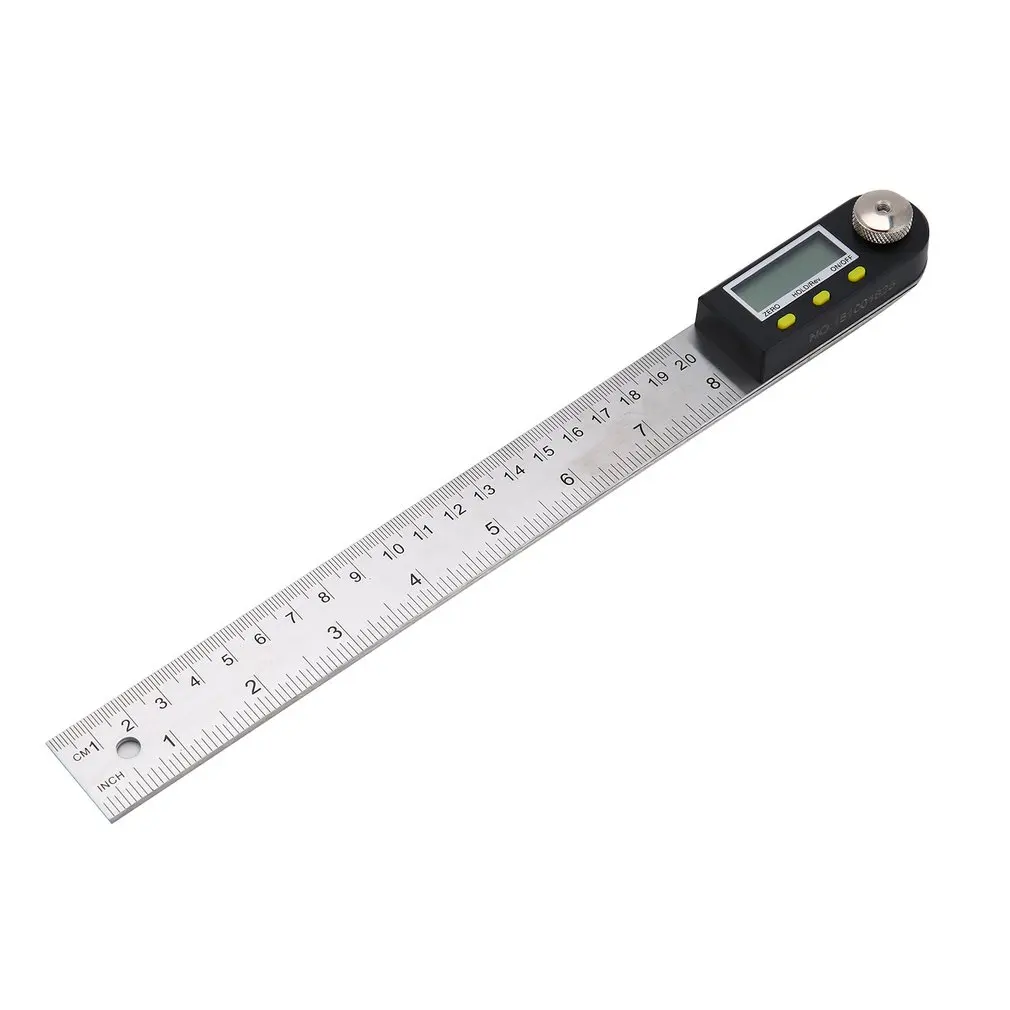 

200mm/300mm Digital Protractor Inclinometer Goniometer Level Measuring Tool Electronic Angle Gauge Stainless Steel Angle Ruler