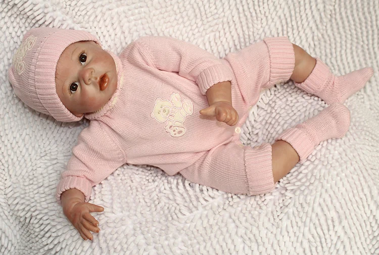 NPK 2" bebes Reborn для ручной работы Силиконовая куклы реалистичные Bonecas Bebes кукла-реборн младенец игрушка детский подарок