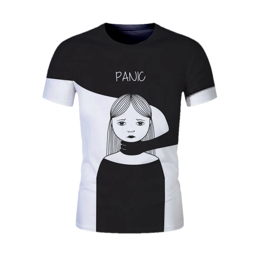 

Simple Tshirts Female T-Shirt Tops Tee Shirt Male Girls Pullover Man Kawaii Korean Ulzzang Style Short T Shirts Women Clothing