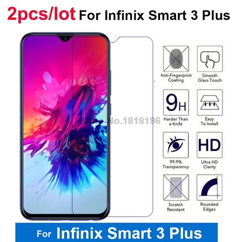 Закаленное стекло для Inifinix Smart 3 Plus Защитная пленка экрана закаленное защитное
