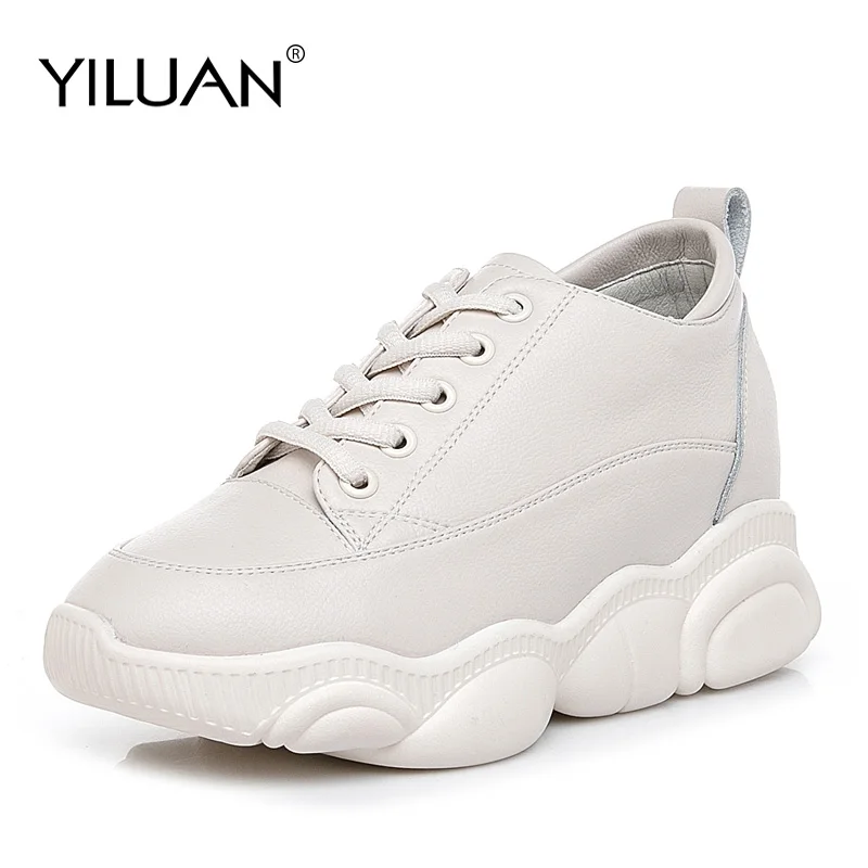 2019 Yiluan Sauvage En Beige Cuir Épaisses Nouveau Printemps Casual 5RjSA4c3Lq