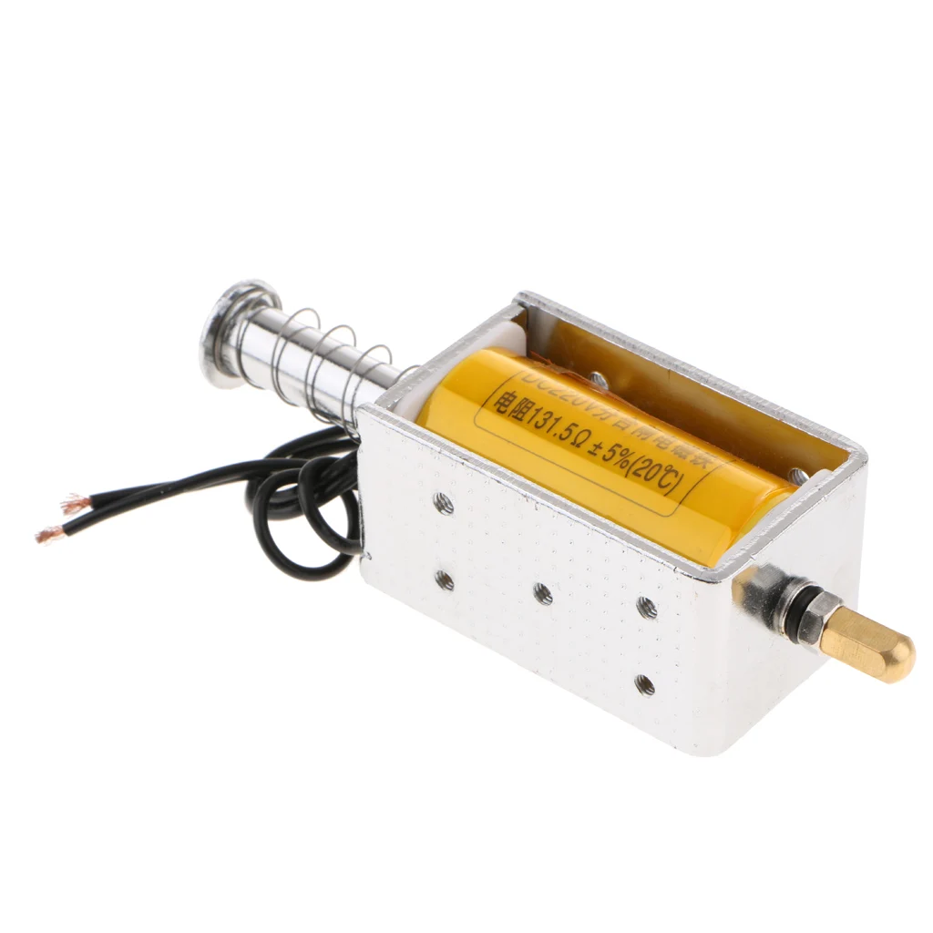DC 220V 34.5mm Push-Pull Actuator Frame Type Electromagnet Solenoid Electric