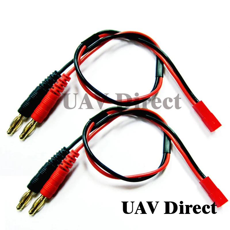 20 шт JST до 4 0 мм разъем типа банан с 22AWG 200 силиконовый кабель для DIY RC Lipo батарея