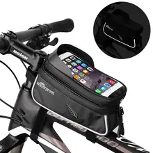 5,7 дюймов передняя рама велосипеда сумка для велоспорта водонепроницаемая верхняя труба сумка для рамы мобильного телефона с сенсорным экраном Держатель велосипедная сумка