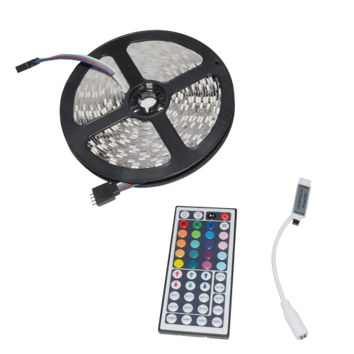 2016 Новинка светодиодная лента 60LED / M 300LED Epistar СМД 5050 RGB DC12V не водонепроницаемая 44