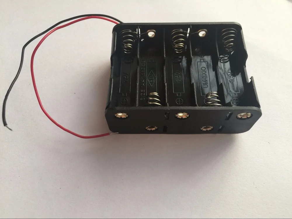 1 шт. дешевые 10X1 5 V AA обратно в пластиковый держатель батареи Коробка для хранения