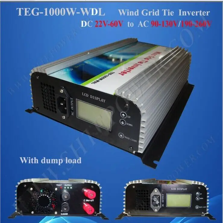 1000W inverter dc/ac, 36V 48V wind generator inverter grid, 1000W inverter lcdin Inverters