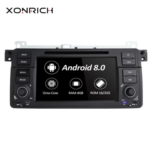 

Xonrich Car Multimedia DVD Player 1 Din Android 8.1 For BMW E46 M3 Rover 75 318/320/325/330/335 MG Navigation Radio Screen Audio