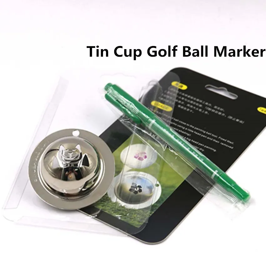 كرة جولف بطانة علامة الرسم أدوات القصدير كوب علامات نمط تصميم مجموعة القيادة البلاستيك قالب بطانة قذفة محاذاة مقاطع