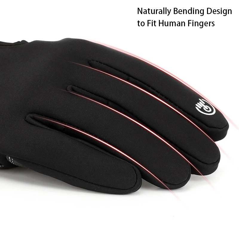 

Winter Cycling Bicycle Gloves Windproof Thermal Warm Fleece Gloves Men Women Motorcycle Snow Skiing Sport Bike Glove