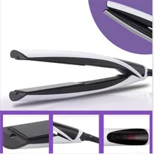 1 дюймов Электрический Плоский Выпрямитель для волос Утюг палочка прямее керамика Styler бахрома бигуди Salon Styling Шелковый прямой зажим пластины