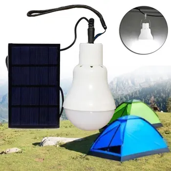 

2pcs 3W Solar Camping Bulb Outdoor Emergency Night tent Lamp 12LED Solar Panel Fishing Travel Flashlight Super Bright Hiking