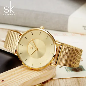 

SHENGKE Montre Femme 2019 Watches Female Top Brand Luxury Quartz Watches Women Fashion Relojes Mujer Ladies Wrist Watch Business