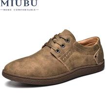 MIUBU 2019 new mens Casual Shoes Lace-up Breathable fashion spring autumn Flats fashion Male shoes Hot Sale Loafers shoes amaginmni 2018 new mens casual shoes lace up breathable fashion spring autumn flats fashion male shoes hot sale loafers shoes