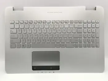

New US backlit keyboard for Asus N551 N551JQ N551VW N551JB N551JW N551JX N551ZU N551JM N551JK Topcase Upper case silver palmrest